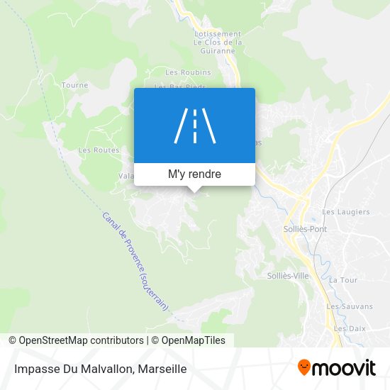 Impasse Du Malvallon plan