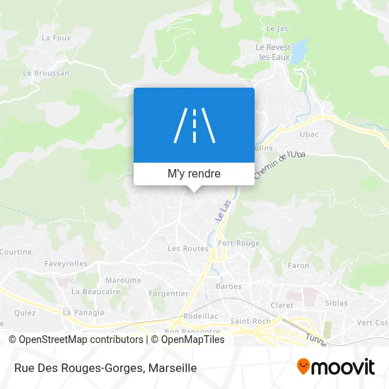 Rue Des Rouges-Gorges plan