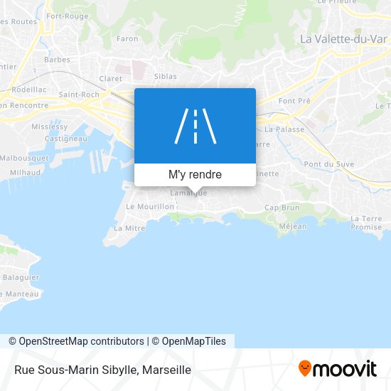 Rue Sous-Marin Sibylle plan