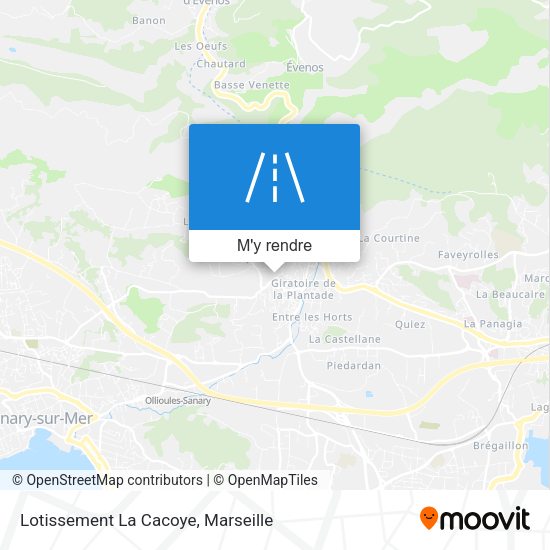 Lotissement La Cacoye plan
