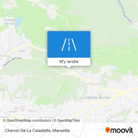 Chemin De La Caladette plan