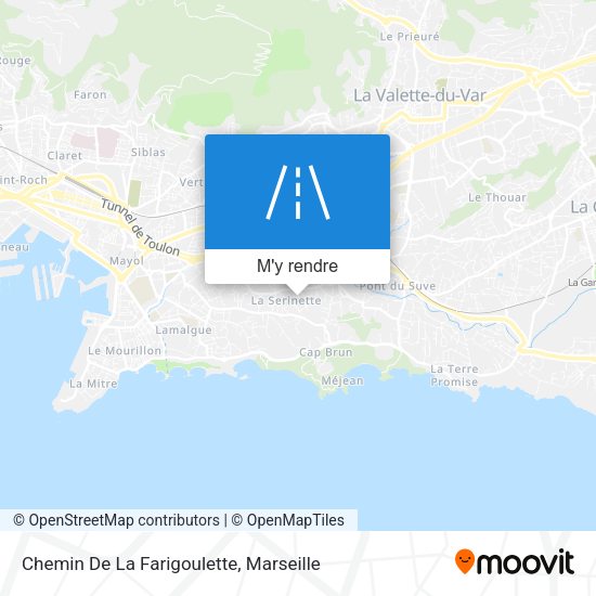 Chemin De La Farigoulette plan