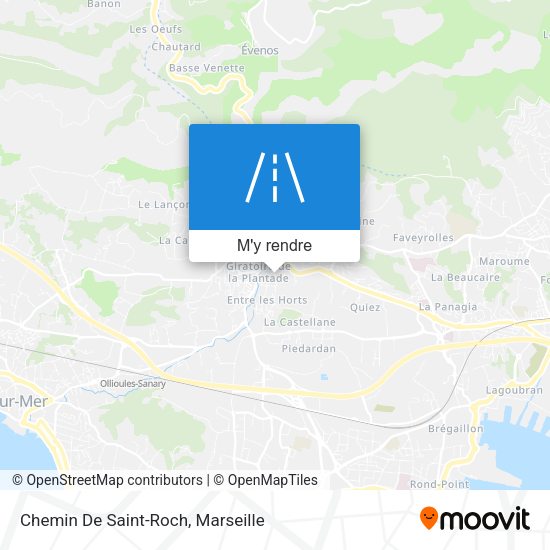 Chemin De Saint-Roch plan