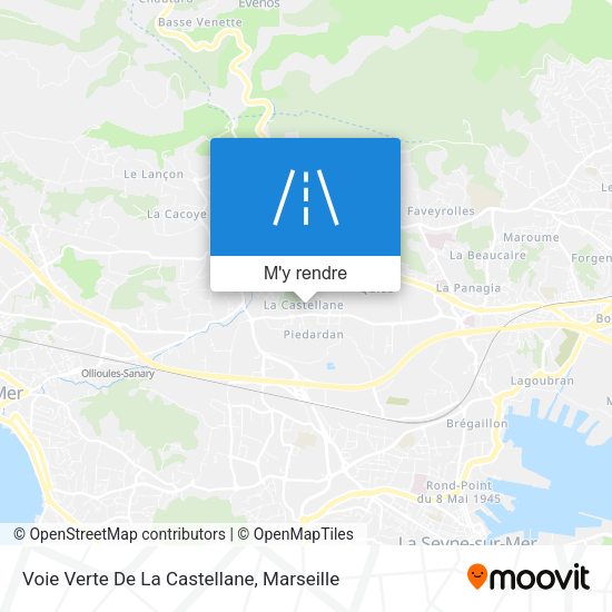 Voie Verte De La Castellane plan