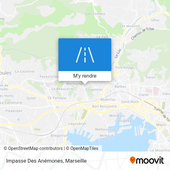 Impasse Des Anémones plan