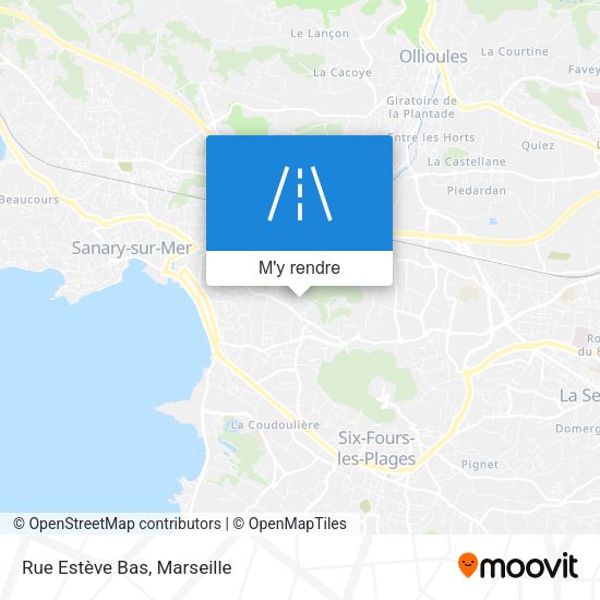 Rue Estève Bas plan