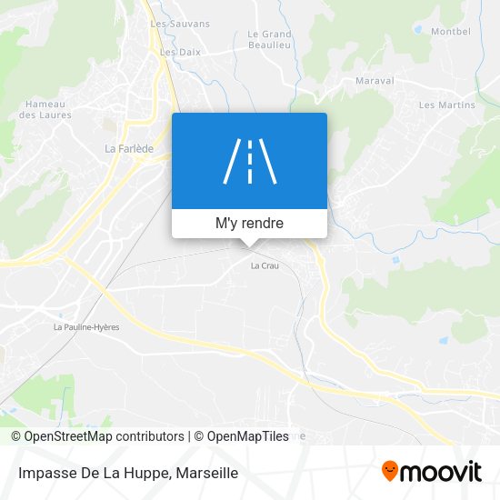 Impasse De La Huppe plan