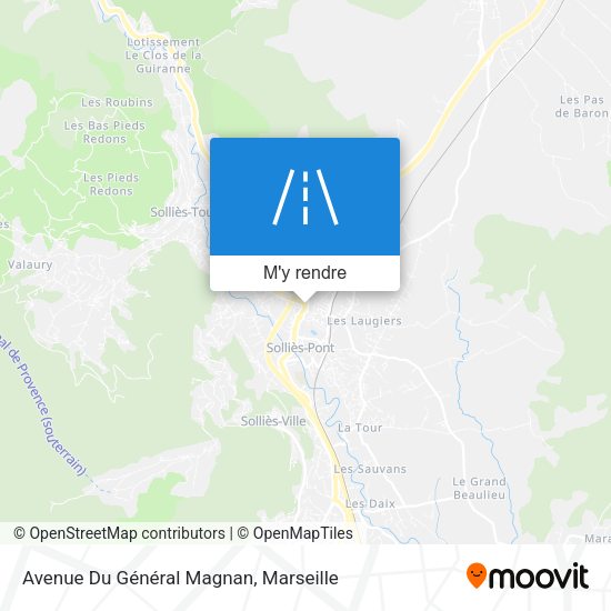 Avenue Du Général Magnan plan