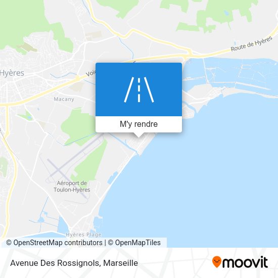 Avenue Des Rossignols plan