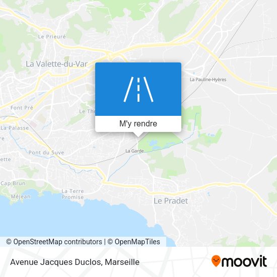 Avenue Jacques Duclos plan