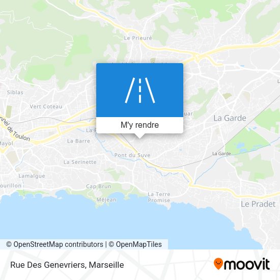 Rue Des Genevriers plan