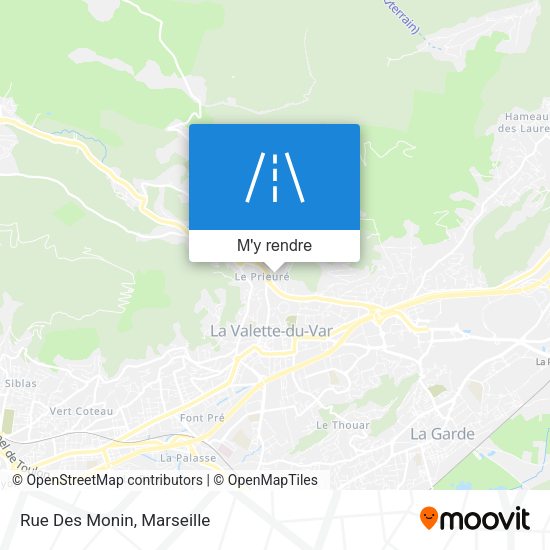 Rue Des Monin plan