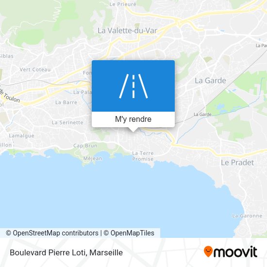 Boulevard Pierre Loti plan