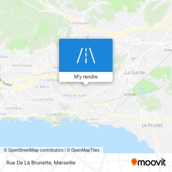 Rue De La Brunette plan