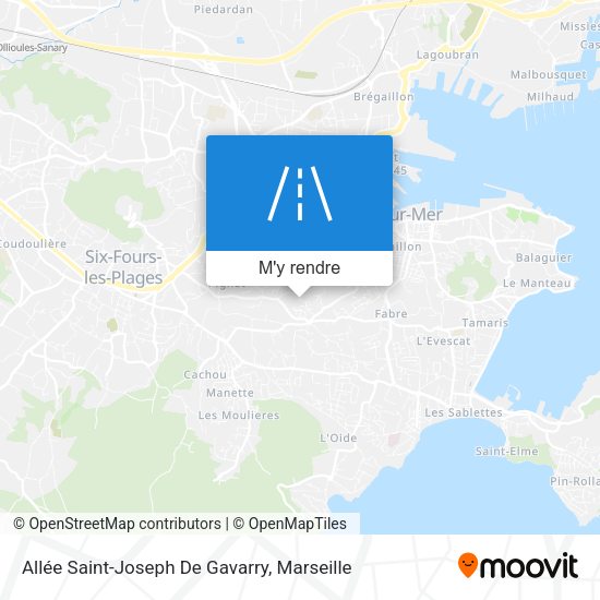 Allée Saint-Joseph De Gavarry plan