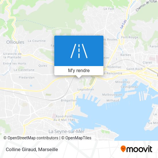 Colline Giraud plan
