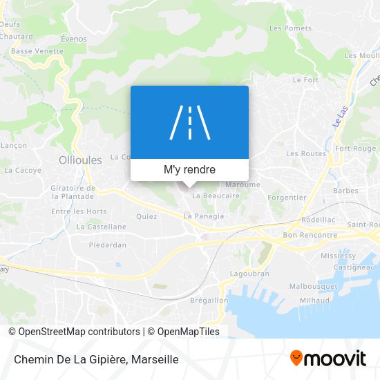 Chemin De La Gipière plan