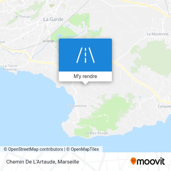 Chemin De L'Artaude plan