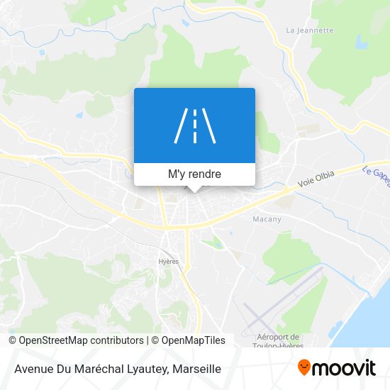 Avenue Du Maréchal Lyautey plan