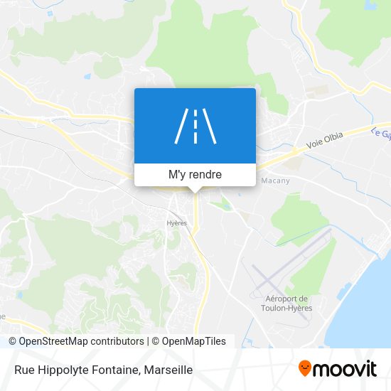 Rue Hippolyte Fontaine plan
