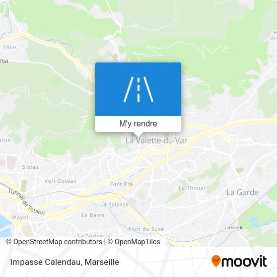 Impasse Calendau plan