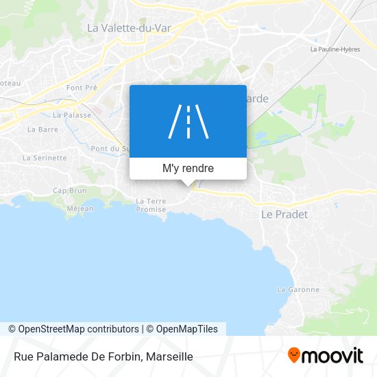 Rue Palamede De Forbin plan