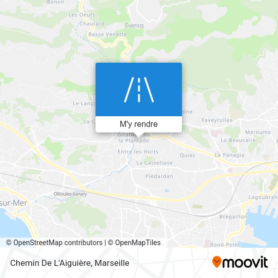 Chemin De L'Aiguière plan