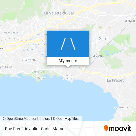 Rue Frédéric Joliot Curie plan
