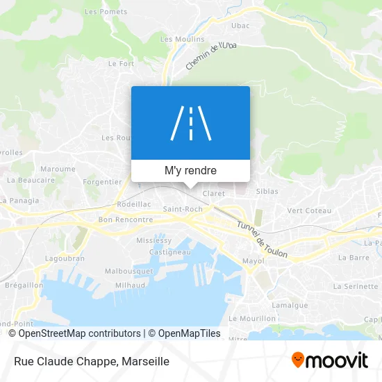 Rue Claude Chappe plan