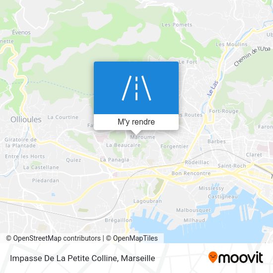 Impasse De La Petite Colline plan