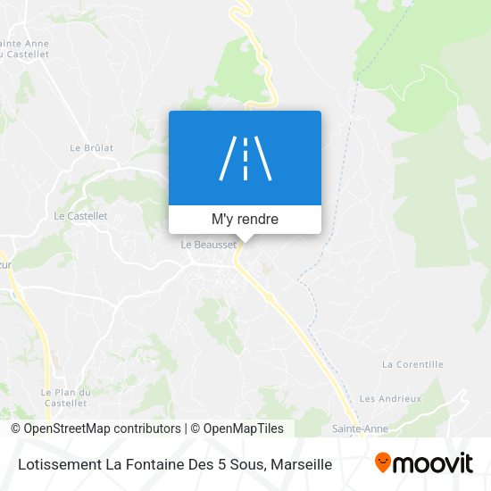 Lotissement La Fontaine Des 5 Sous plan