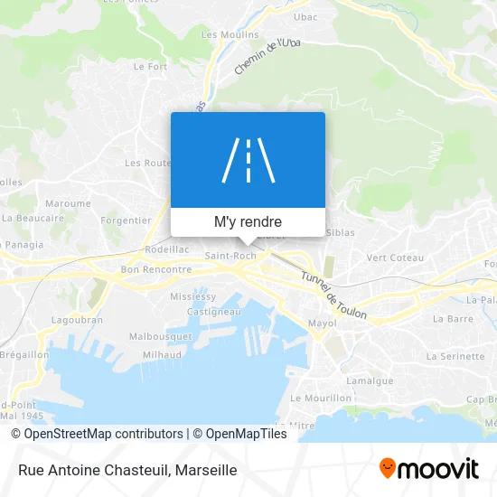 Rue Antoine Chasteuil plan