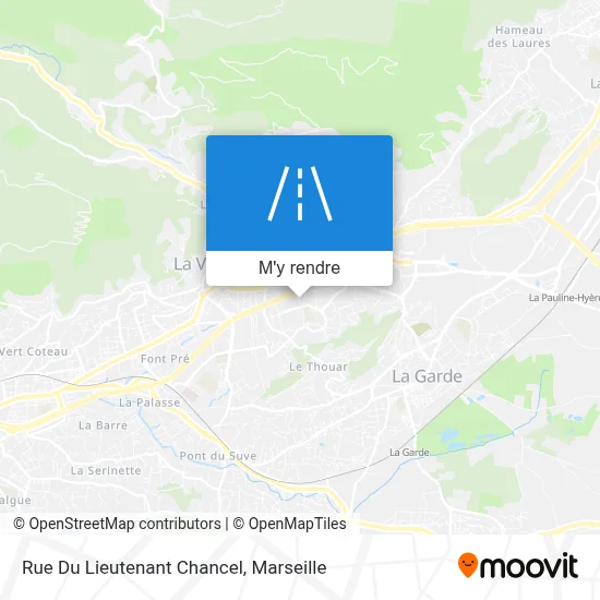 Rue Du Lieutenant Chancel plan