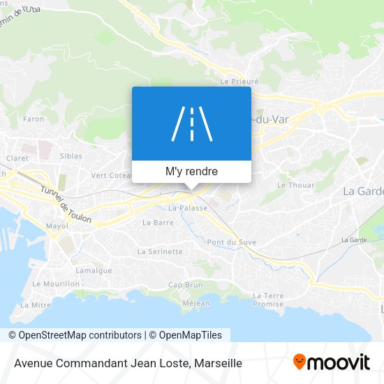 Avenue Commandant Jean Loste plan