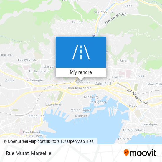 Rue Murat plan