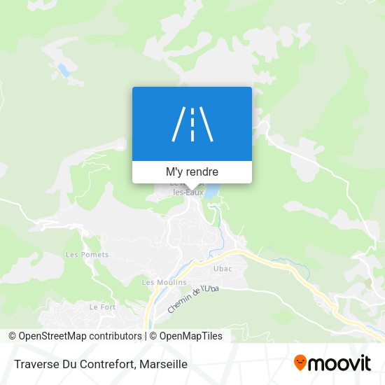 Traverse Du Contrefort plan