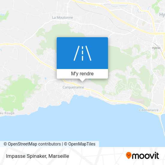 Impasse Spinaker plan