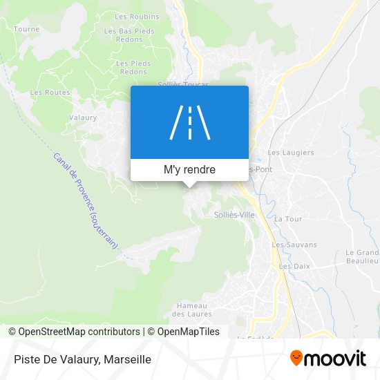 Piste De Valaury plan