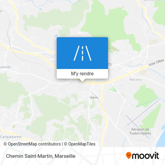 Chemin Saint-Martin plan
