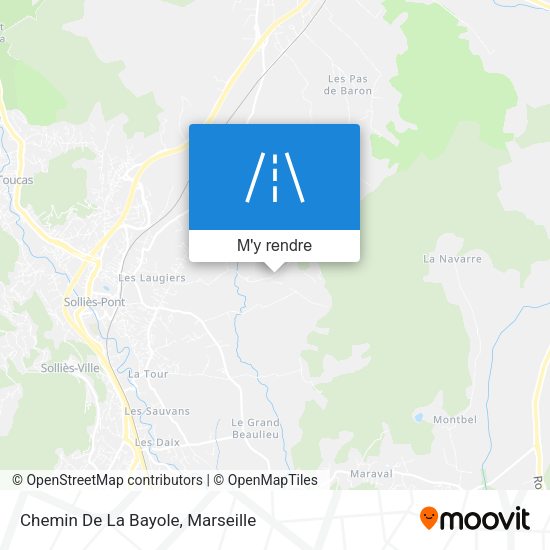 Chemin De La Bayole plan