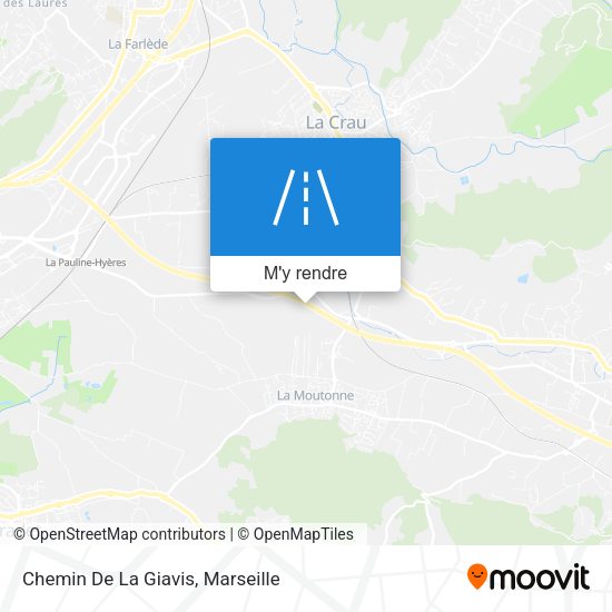 Chemin De La Giavis plan