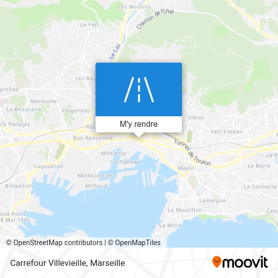 Carrefour Villevieille plan