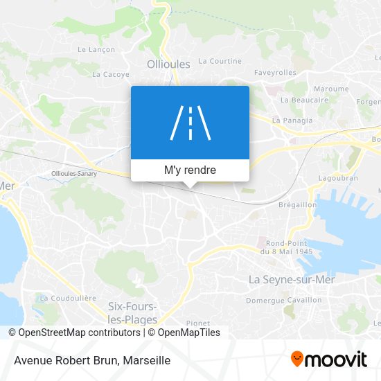 Avenue Robert Brun plan