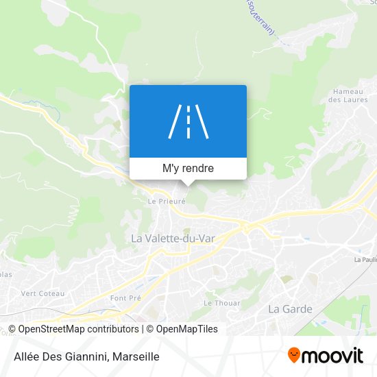 Allée Des Giannini plan