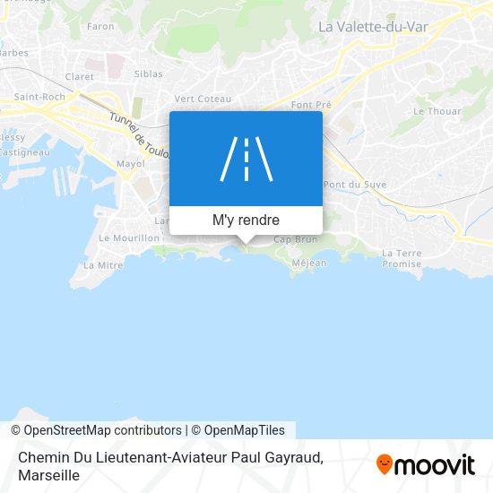 Chemin Du Lieutenant-Aviateur Paul Gayraud plan