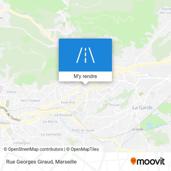 Rue Georges Giraud plan