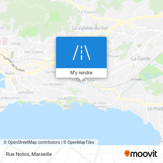Rue Notos plan
