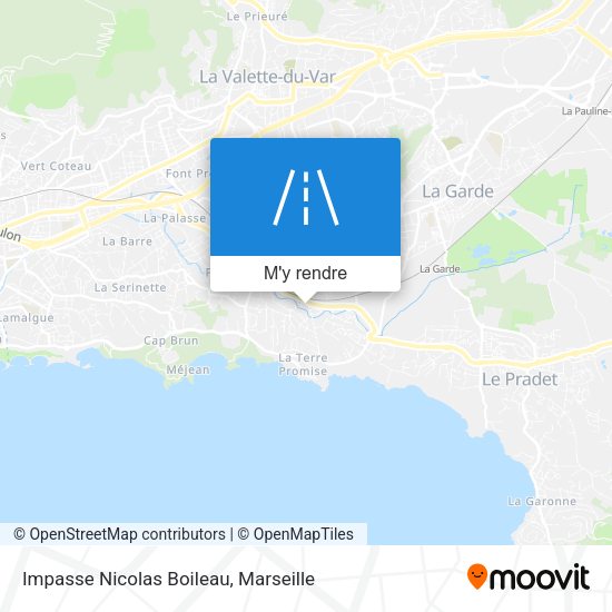 Impasse Nicolas Boileau plan