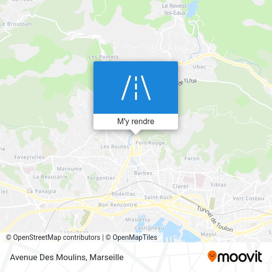 Avenue Des Moulins plan