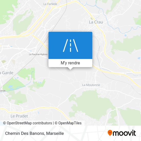 Chemin Des Banons plan